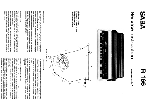 Memo Clock C; SABA; Villingen (ID = 2039144) Radio