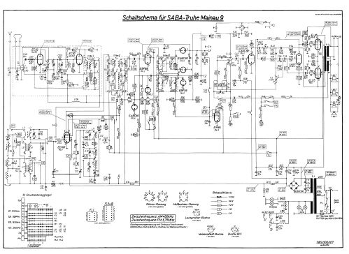 Musiktruhe Mainau 9; SABA; Villingen (ID = 2027018) Radio