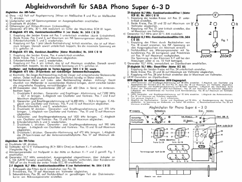 Phonosuper 6-3D; SABA; Villingen (ID = 94250) Radio