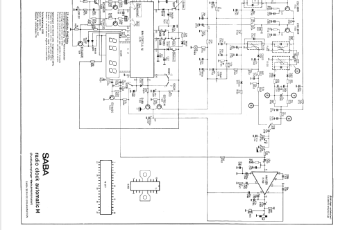 Radio Clock Automatik M ; SABA; Villingen (ID = 1077525) Radio