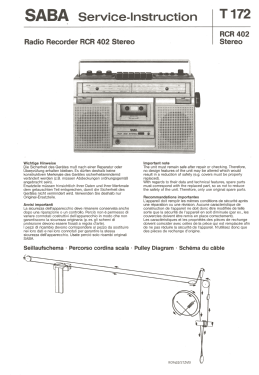 Radio Recorder RCR402; SABA; Villingen (ID = 2841831) Radio