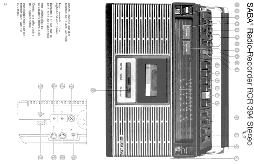 RCR394 Stereo; SABA; Villingen (ID = 1141794) Radio