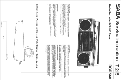 RCR560; SABA; Villingen (ID = 2230231) Radio