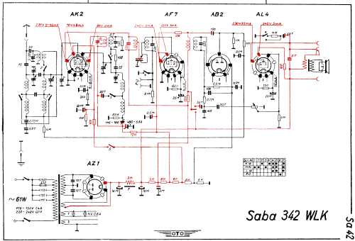 S-342WLK 342WLK; SABA; Villingen (ID = 3018880) Radio