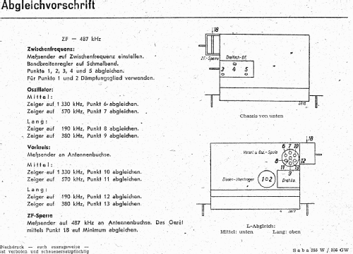 S-355W oder 355WP; SABA; Villingen (ID = 3111128) Radio