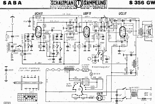 S-356GW oder 356GWP; SABA; Villingen (ID = 3084328) Radio