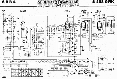 S-458GWK 458GWK; SABA; Villingen (ID = 3102137) Radio