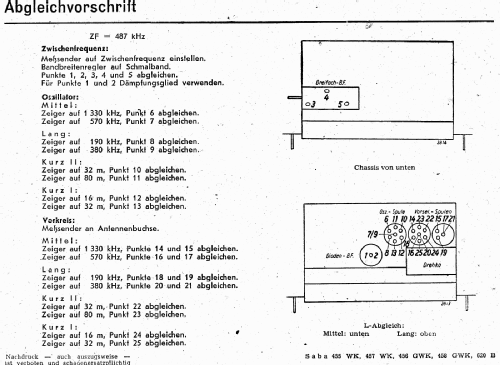 S-458GWK 458GWK; SABA; Villingen (ID = 3102138) Radio