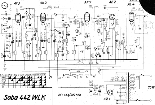 Saba S-442WLK 442WLK; SABA; Villingen (ID = 3054058) Radio