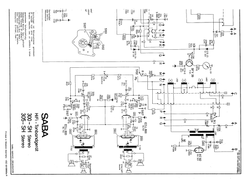 Sabafon TK300SH; SABA; Villingen (ID = 28735) Sonido-V