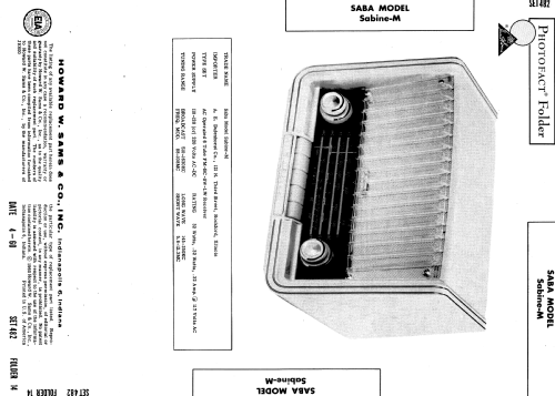 Sabine M; SABA; Villingen (ID = 571436) Radio