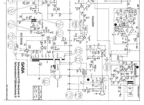 Schauinsland P170 electronic G; SABA; Villingen (ID = 2626188) Television