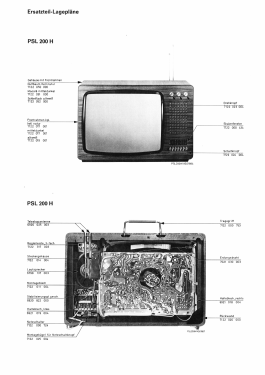 Schauinsland P170 electronic H; SABA; Villingen (ID = 3072781) Television