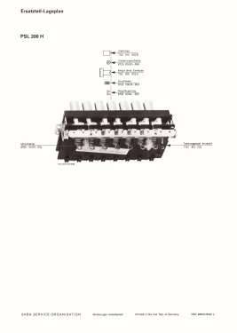 Schauinsland P170 electronic H; SABA; Villingen (ID = 3072782) Television