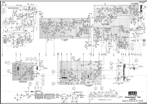 Schauinsland T144 Automatic; SABA; Villingen (ID = 2622004) Television