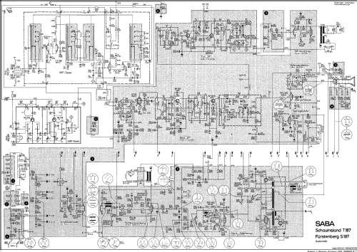 Schauinsland T185 Automatic; SABA; Villingen (ID = 2618662) Television