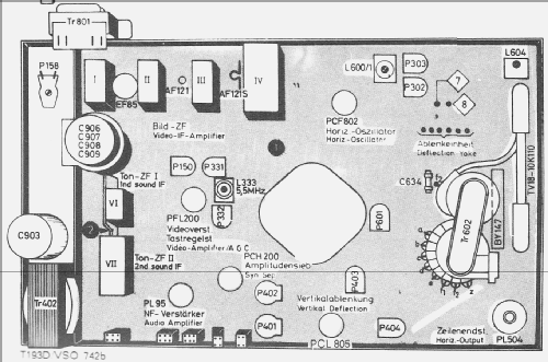 Schauinsland T193D electronic; SABA; Villingen (ID = 727207) Televisore