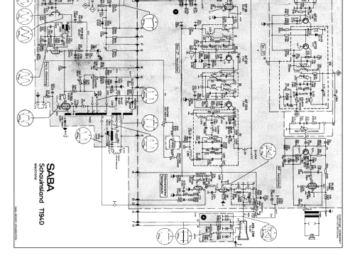 Schauinsland T194 D electronic; SABA; Villingen (ID = 2617671) Television