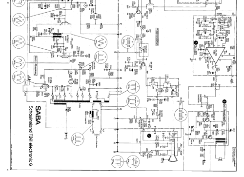 Schauinsland T241 electronic G; SABA; Villingen (ID = 2626637) Television