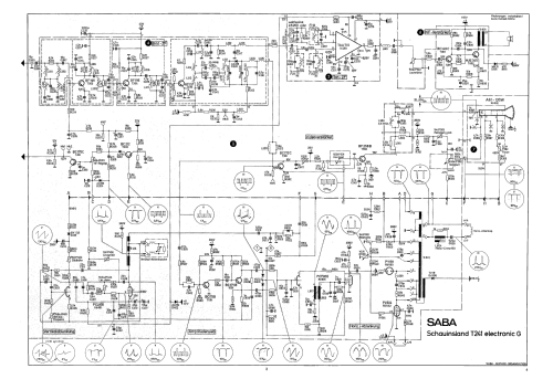 Schauinsland T241 electronic G; SABA; Villingen (ID = 2626638) Television