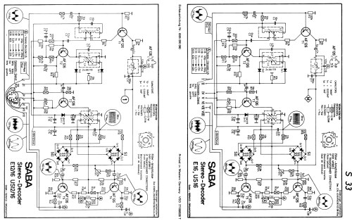 Stereo-Decoder E12 / 16; SABA; Villingen (ID = 1911164) mod-past25