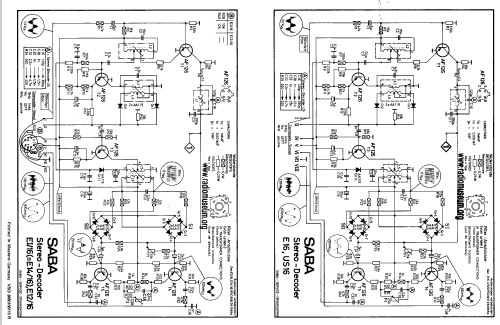 Stereo-Decoder E16 US16 EI16 UI16; SABA; Villingen (ID = 63912) mod-past25