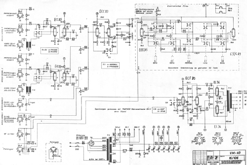 Telewatt VM40A; SABA; Villingen (ID = 2961307) Ampl/Mixer