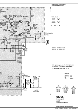 TG443 Automatic 443 F; SABA; Villingen (ID = 2829684) Reg-Riprod