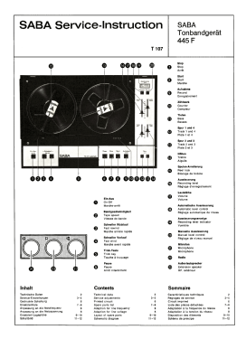 TG446 Automatic; SABA; Villingen (ID = 2829756) R-Player