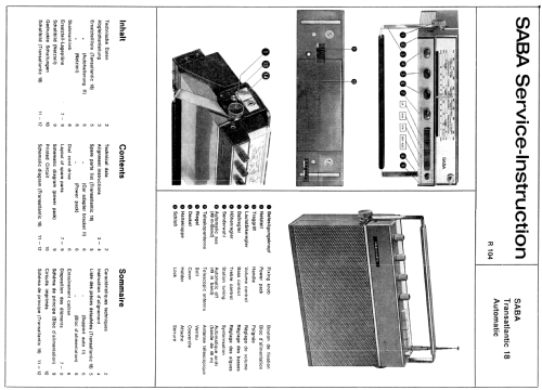 Transatlantic Automatic 18; SABA; Villingen (ID = 1803805) Radio