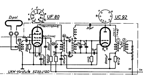 UKW-Vorstufe 5233U120; SABA; Villingen (ID = 3102104) Converter