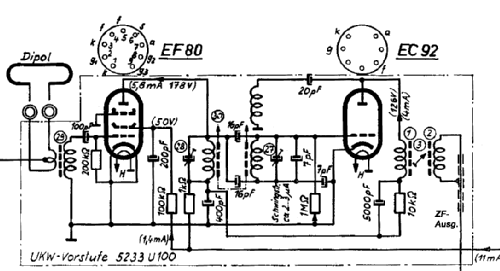 UKW-Vorstufe - Mischteil 5233U100; SABA; Villingen (ID = 1232606) mod-past25