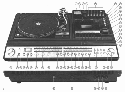 Ultra HiFi-Center 7900 electronic; SABA; Villingen (ID = 3061569) Radio