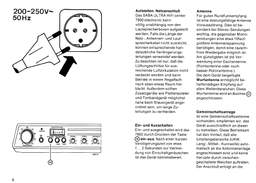 Ultra HiFi-Center 7900 electronic; SABA; Villingen (ID = 3061570) Radio