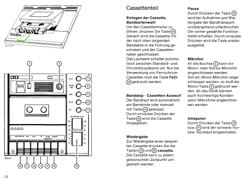 Ultra HiFi-Center 7900 electronic; SABA; Villingen (ID = 3061576) Radio