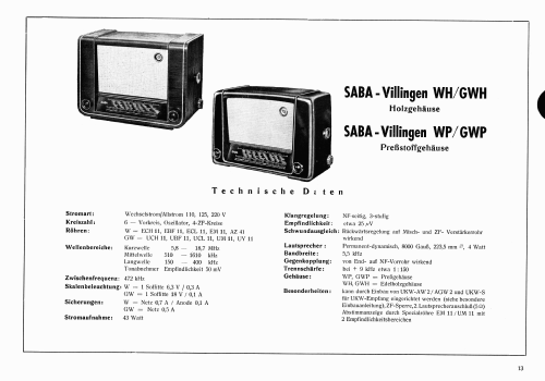 Villingen WHUA; SABA; Villingen (ID = 3087296) Radio