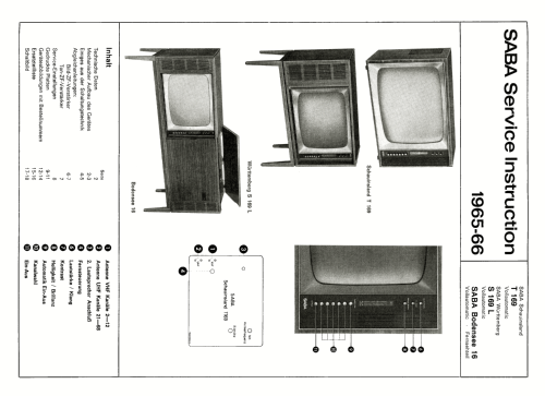 Württemberg S169L Vollautomatic; SABA; Villingen (ID = 2618845) Television