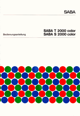 Württemberg S2000 Color; SABA; Villingen (ID = 2831818) Television