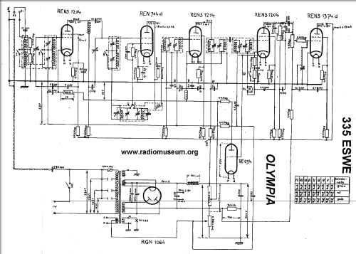 Eswe 335; Sachsenwerk bis 1945 (ID = 25183) Radio