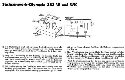 Olympia 383WK; Sachsenwerk bis 1945 (ID = 50446) Radio