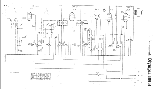 Olympia 385B; Sachsenwerk bis 1945 (ID = 5638) Radio