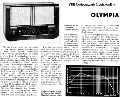 Olympia 522WM; Sachsenwerk (ID = 2029546) Radio