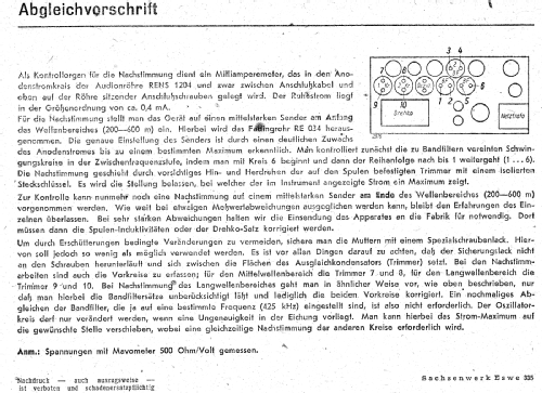 Eswe 335; Sachsenwerk bis 1945 (ID = 3048485) Radio