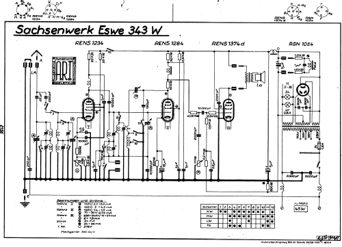 Eswe 343W; Sachsenwerk bis 1945 (ID = 2170717) Radio