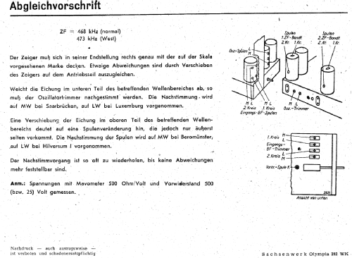 Olympia 392WK; Sachsenwerk bis 1945 (ID = 3043108) Radio