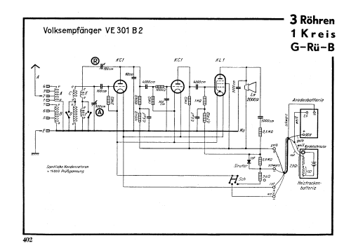 VE301B2; Sachsenwerk bis 1945 (ID = 3064326) Radio