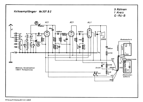 VE301B2; Sachsenwerk bis 1945 (ID = 3064331) Radio