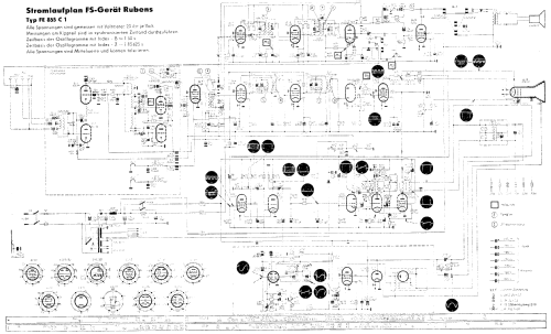 Rubens FE855-C1 ; Sachsenwerk Radeberg (ID = 3066523) Television