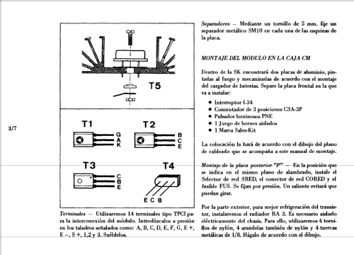 Cargador automático de baterías de 6 a 12 v. SK-3 ; Sales-Kit; Barcelona (ID = 1853862) Kit