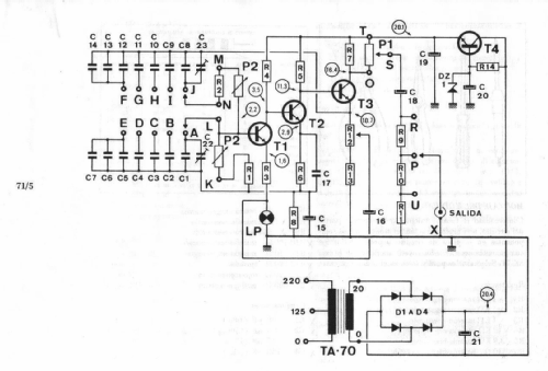 Generador de BF SK-71 / 1975; Sales-Kit; Barcelona (ID = 2097947) Equipment